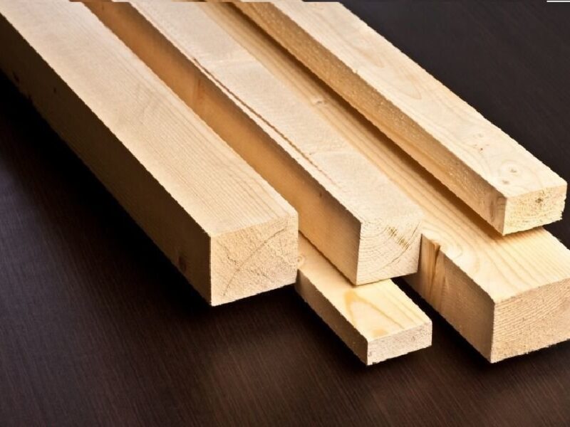 Сухой строганый брусок хвоя АВС 50x30x3000